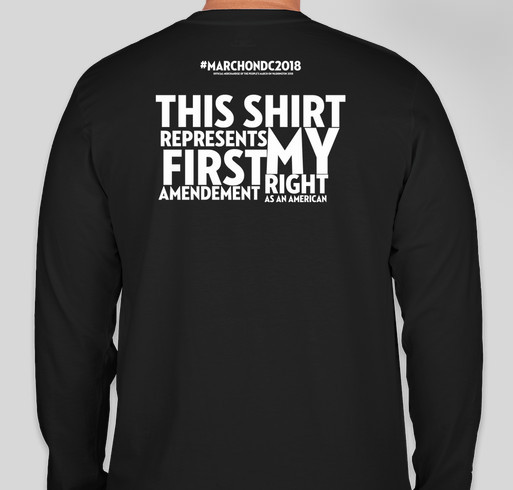Lock His Ass Up Official Shirt Fundraiser - unisex shirt design - back