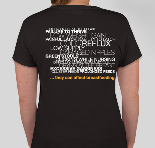 Ask Me About Tongue-Tie (ATTE Fundraising) | 1 Fundraiser - unisex shirt design - back