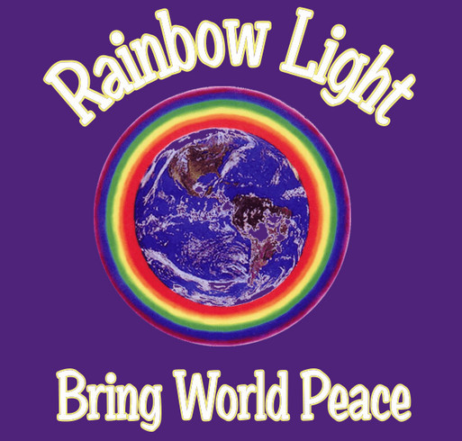 Rainbow Uprising of Consciousness Peace March shirt design - zoomed