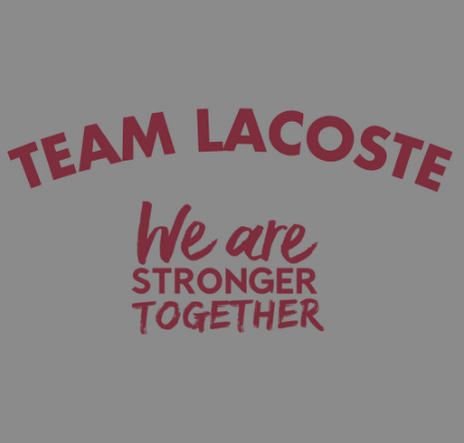 Team Lash Lacoste shirt design - zoomed