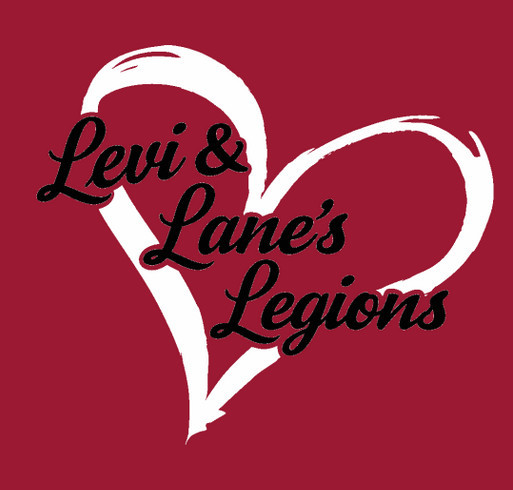 Levi & Lane’s Legions Shirt Fundraiser shirt design - zoomed