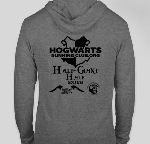 HRC - the Half-Giant Half Fundraiser - unisex shirt design - back