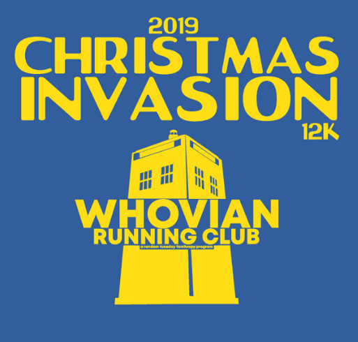 Christmas Invasion 12k! shirt design - zoomed