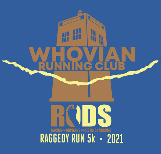 WRC Raggedy Run 5k shirt design - zoomed