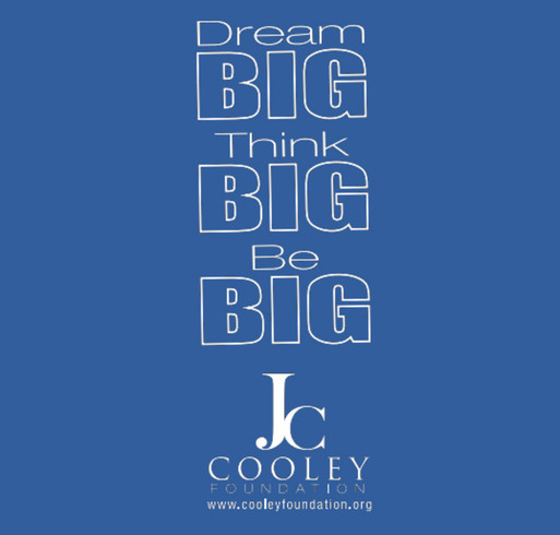 J.C. Cooley Foundation Fundraiser shirt design - zoomed