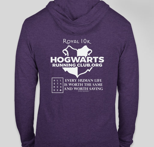 HRC - Royal 10 K Fundraiser - unisex shirt design - back