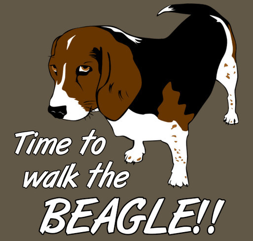 Illinois Birddog Rescue shirt design - zoomed