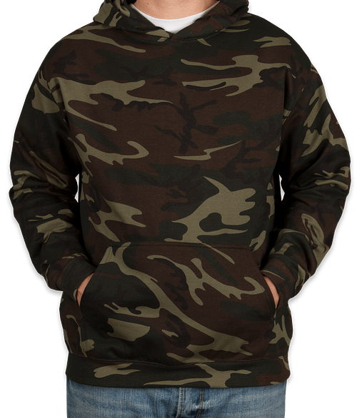 Custom camo hoodies clearance