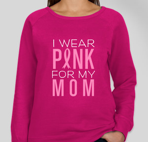 给妈妈穿粉色衣服