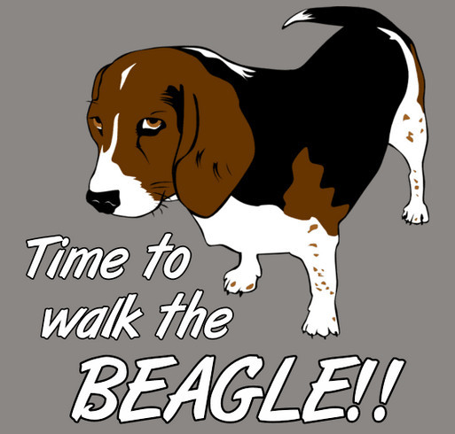 Illinois Birddog Rescue shirt design - zoomed