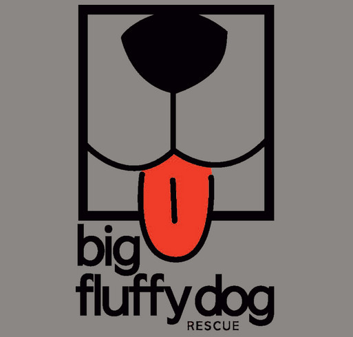 Big Fluffy Dog Rescue Logo Hoodies shirt design - zoomed