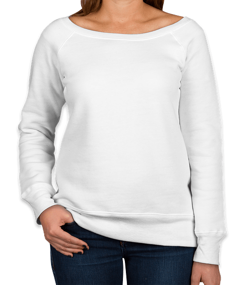 bella wide neck sweatshirt