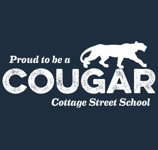 Wherever You're Learning this Year: Tell Everyone You're Proud to be a CSS Cougar! shirt design - zoomed