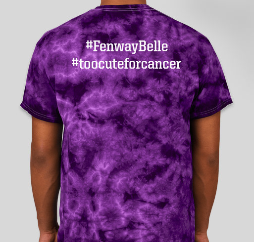 Fenway Belle #toocuteforcancer Fundraiser - unisex shirt design - back