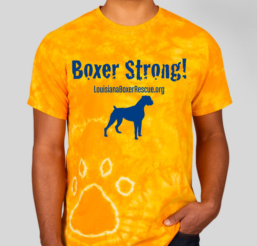 Boxer Strong! Fundraiser - unisex shirt design - front