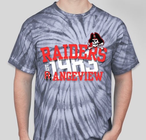 Rangeview High School Tie-Dye 40th Shirt Fundraiser - unisex shirt design - front