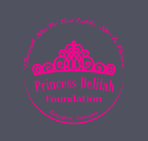Princess Delilah Foundation T shirt Fundraiser shirt design - zoomed