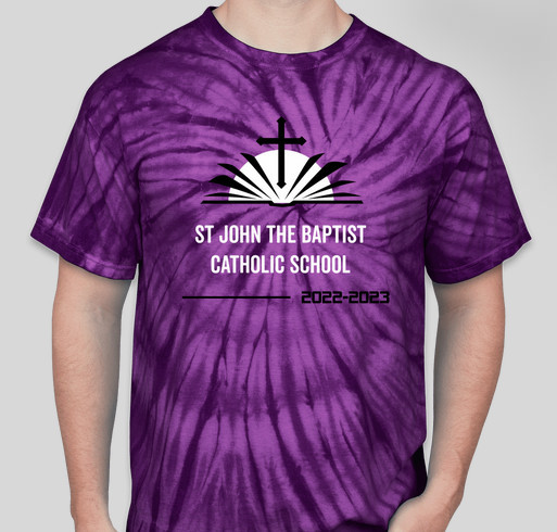 Please support our 8th Grade fundraiser to help with our upcoming retreat. Fundraiser - unisex shirt design - front