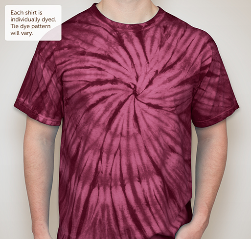 2024 Tie Dye Tee Custom Ink Fundraising   Front 