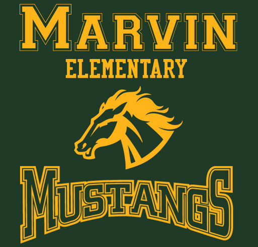 Marvin Elementary Spirit Wear/Pledge Drive Fundraiser shirt design - zoomed