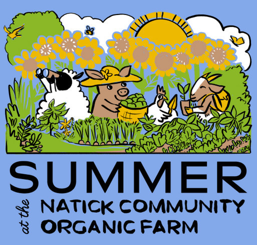 Summer 2025 at the Natick Farm shirt design - zoomed