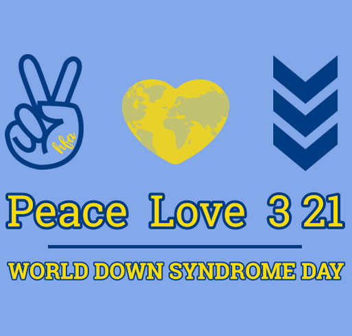 Down Syndrome Awareness Month shirt design - zoomed