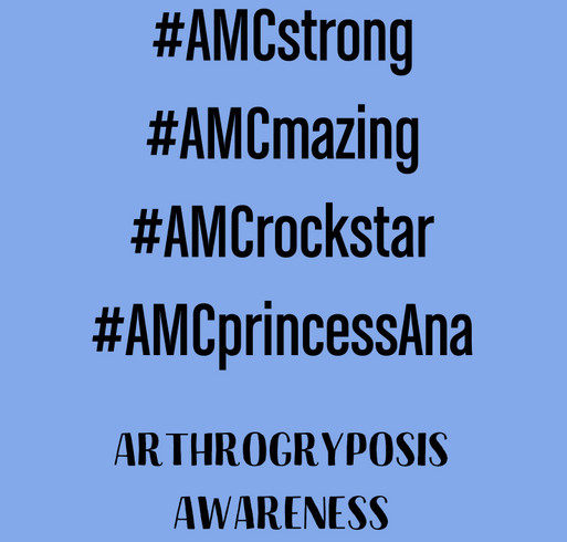 AMC Princess Ana - How to say Arthrogryposis shirt design - zoomed