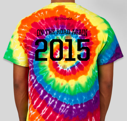 HELP MAKE #1DFANPROJECTCA HAPPEN Fundraiser - unisex shirt design - back