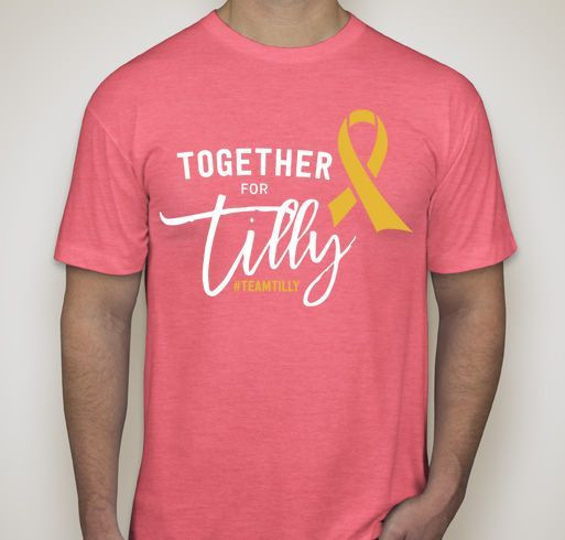 Team Together for Tilly Fundraiser - unisex shirt design - front