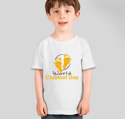World Clubfoot Day! Fundraiser - unisex shirt design - front