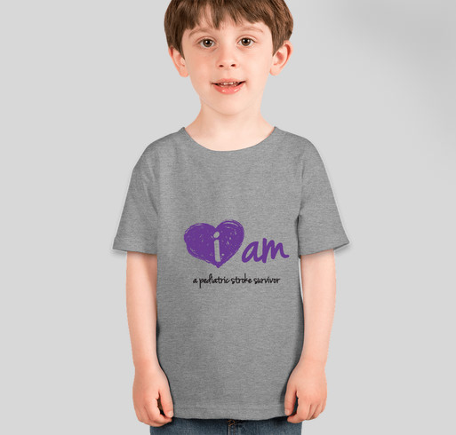 2014 Pediatric Stroke Awareness "I am" Shirt from CHASA Fundraiser - unisex shirt design - front