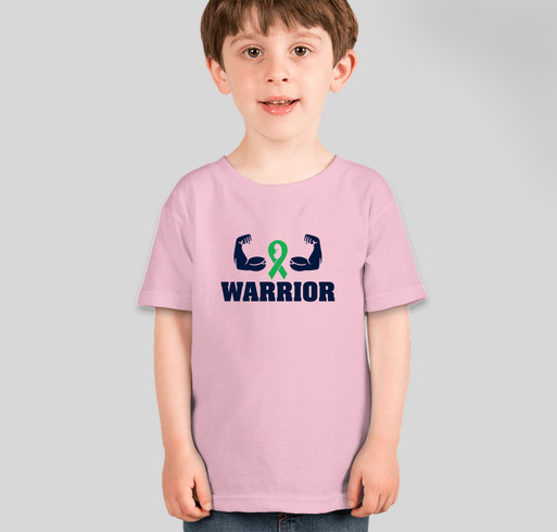 WARRIOR BEAN TSHRIT FUNDRAISER Fundraiser - unisex shirt design - front