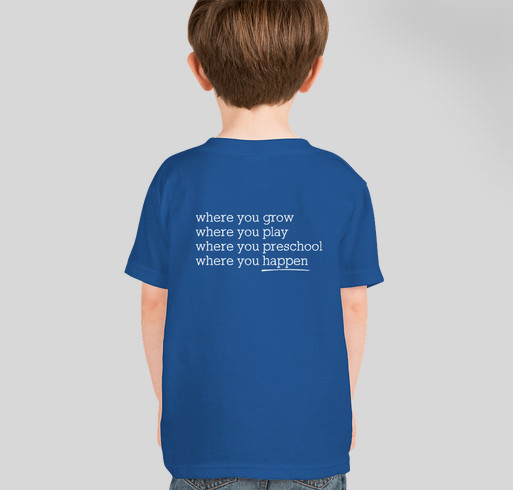 Support the Edlavitch DCJCC Preschool Fundraiser - unisex shirt design - back