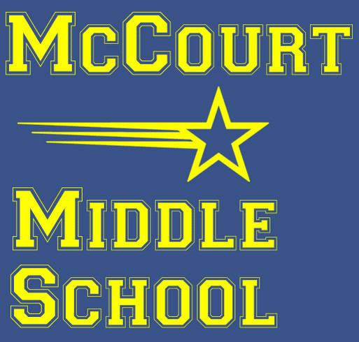 McCourt Middle School T-shirts and Sweatshirts shirt design - zoomed