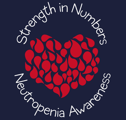 Neutropenia Awareness shirt design - zoomed