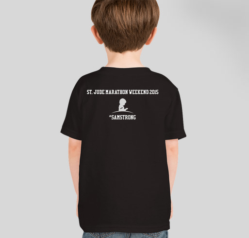 #Samstrong St. Jude Marathon Booster Campaign Fundraiser - unisex shirt design - back
