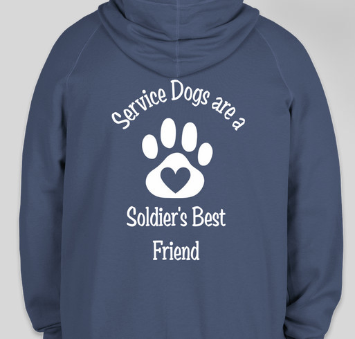 Support for Operation Wolfhound Fundraiser - unisex shirt design - back