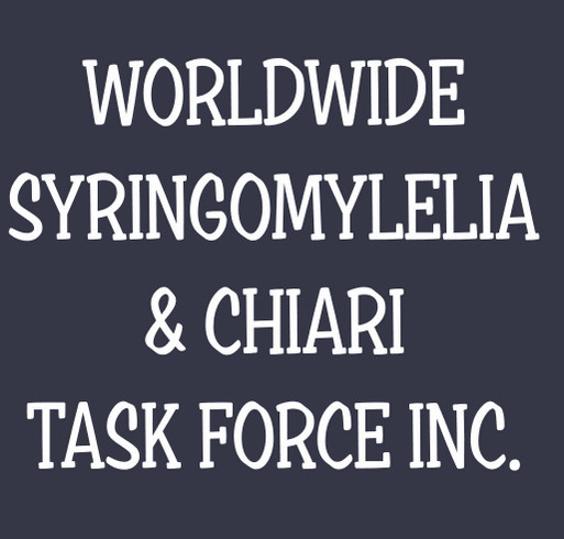 Worldwide Syringomyelia & Chiari Task Force Inc. Hoodie Fundraiser shirt design - zoomed