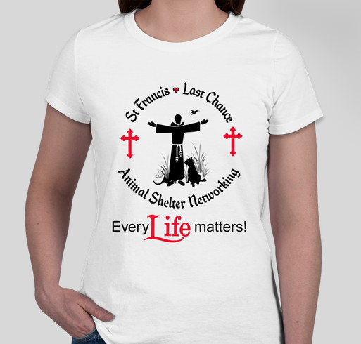 St Francis Last Chance Animal Shelter Networking Fundraiser - unisex shirt design - front