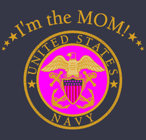 USNA NAVY MOMS 2015 shirt design - zoomed