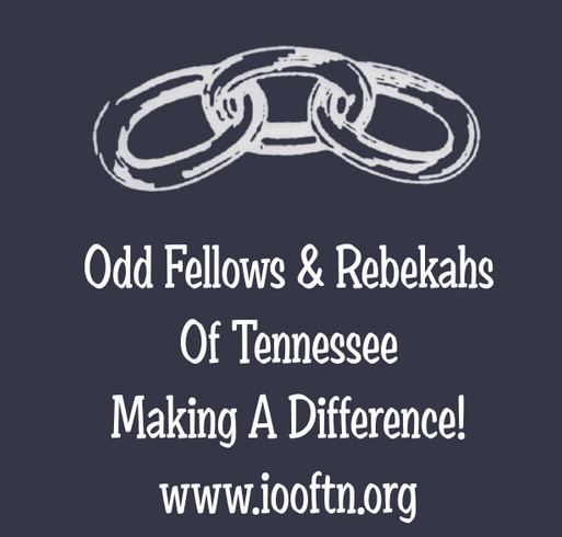 Odd Fellows & Rebekahs of Tennessee - H Sanders Anglea Scholarship Fund shirt design - zoomed