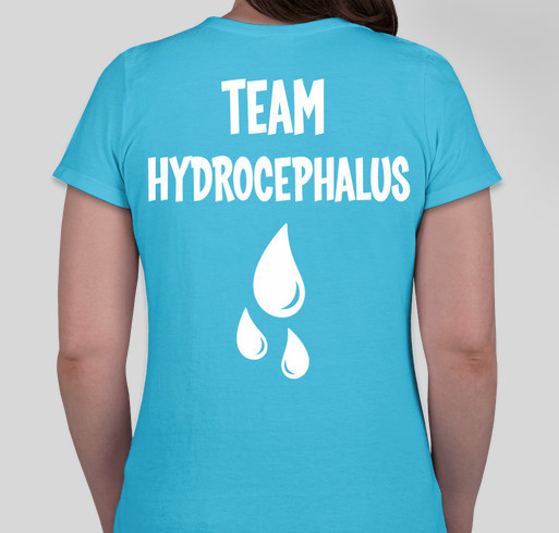Spreading awareness for Hydrocephalus Fundraiser - unisex shirt design - back