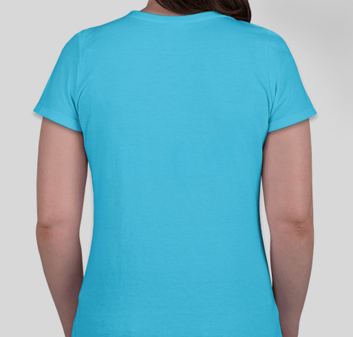 Run Walk Repeat For a Cure Fundraiser - unisex shirt design - back