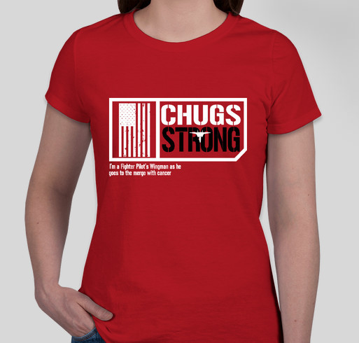 CHUGS STRONG!!! Fundraiser - unisex shirt design - front