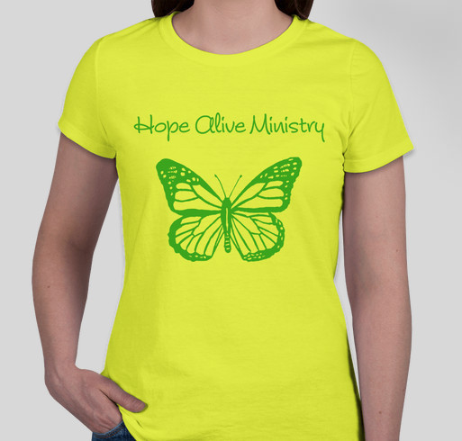 Hope Alive Ministry Spring T-shirt & Tank Top Sale Fundraiser - unisex shirt design - front