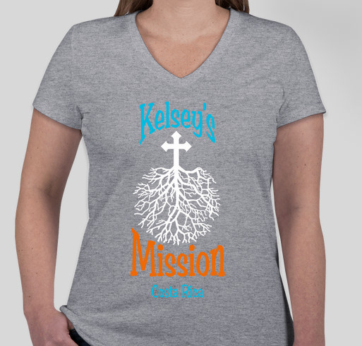 Kelsey's Mission Trip to Costa Rica Fundraiser - unisex shirt design - front