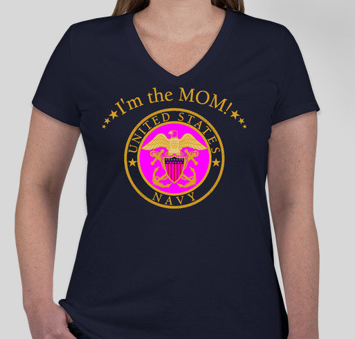 USNA NAVY MOMS 2015 Fundraiser - unisex shirt design - front
