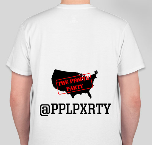 PPL PXRTY: WORK HARD, PLAY HARDER Fundraiser - unisex shirt design - back