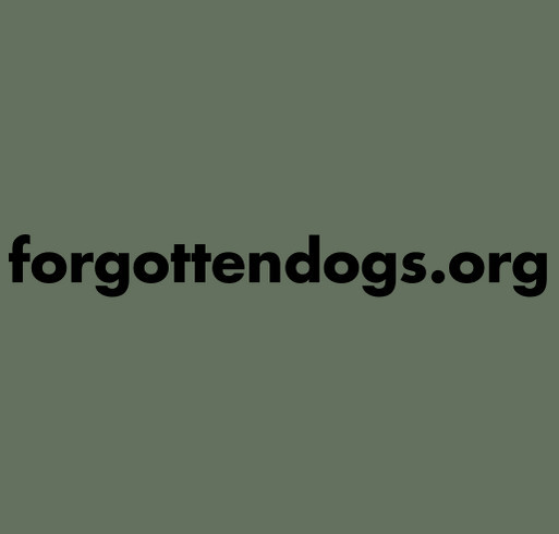 Forgotten Dogs of the 5th Ward Project shirt design - zoomed