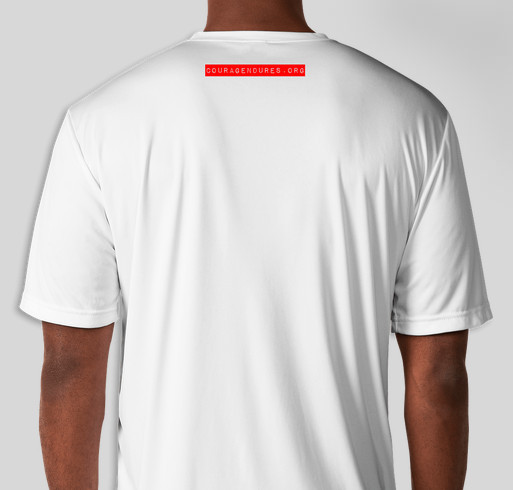 CE Running with Courage Men's SportTek Shirt Fundraiser - unisex shirt design - back